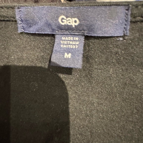 GAP Black Ruffled Blouse, size M - Picture 7 of 8